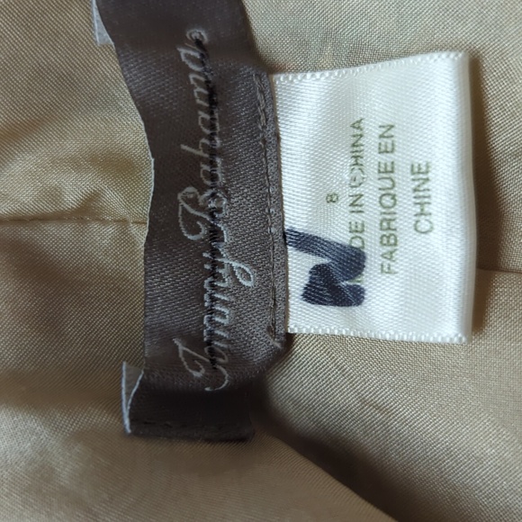 Silk dress, empire waist, size 8 - Picture 3 of 4